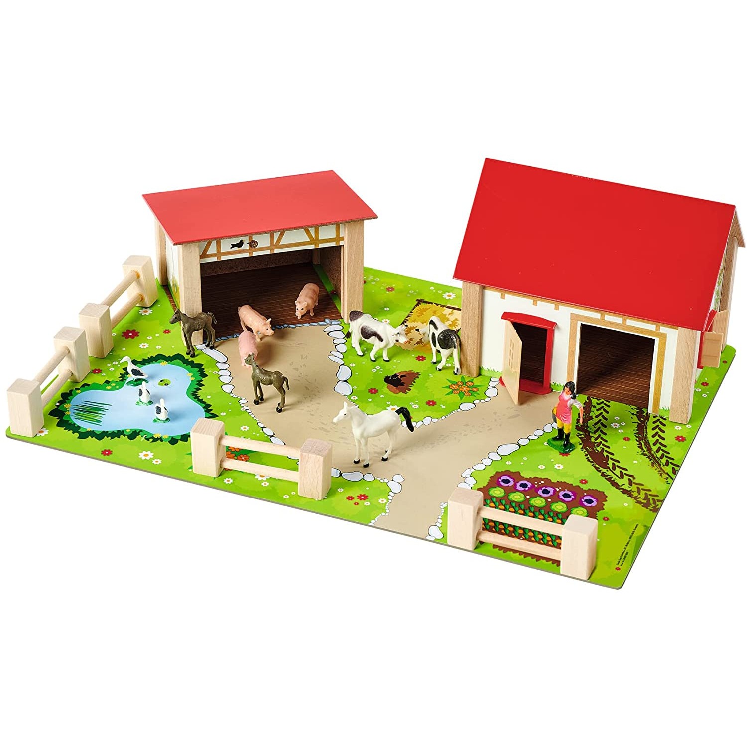 Eichhorn von Simba Spielset Holzbauernhof 19tlg von Simba