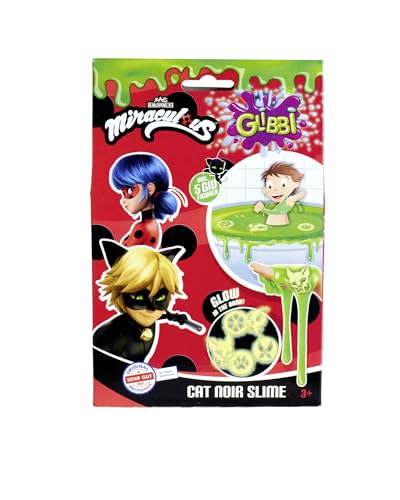 Glibbi Miraculous Slime, 2-Fach Sortiert, es Wird nur EIN Artikel geliefert, verwandle Wasser in Schleim, auflösen und ablassen, 5 Glow in The Dark Element, 150g, ab 3 Jahren Glibbi Miraculous Slime, 2-Fach Sortiert, es Wird nur EIN Artikel geliefert, verwandle Wasser in Schleim, auflösen und ablassen, 5 Glow in The Dark Element, 150g, ab 3 Jahren von Simba