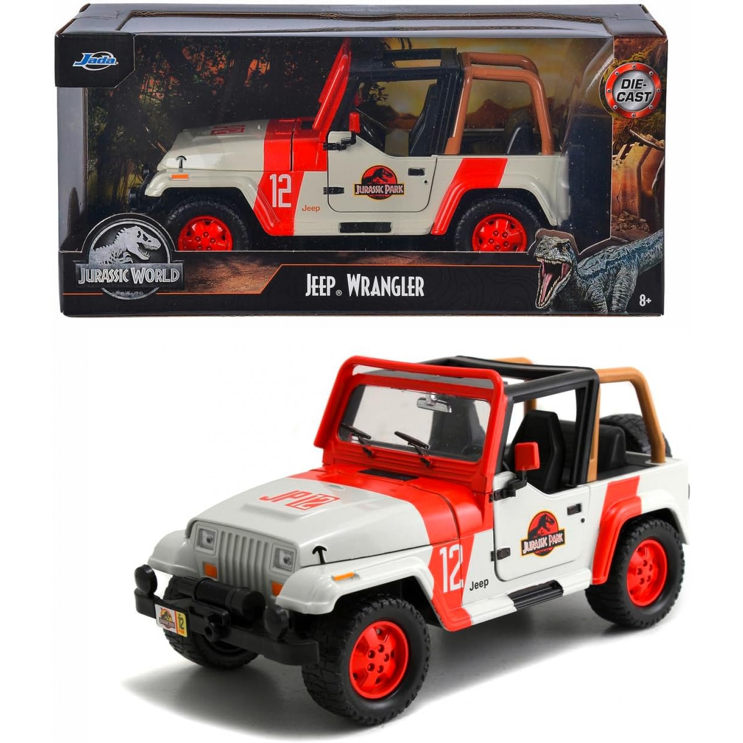 Macchinina Jada Toys Jurassic World Jeep Wrangler von Simba