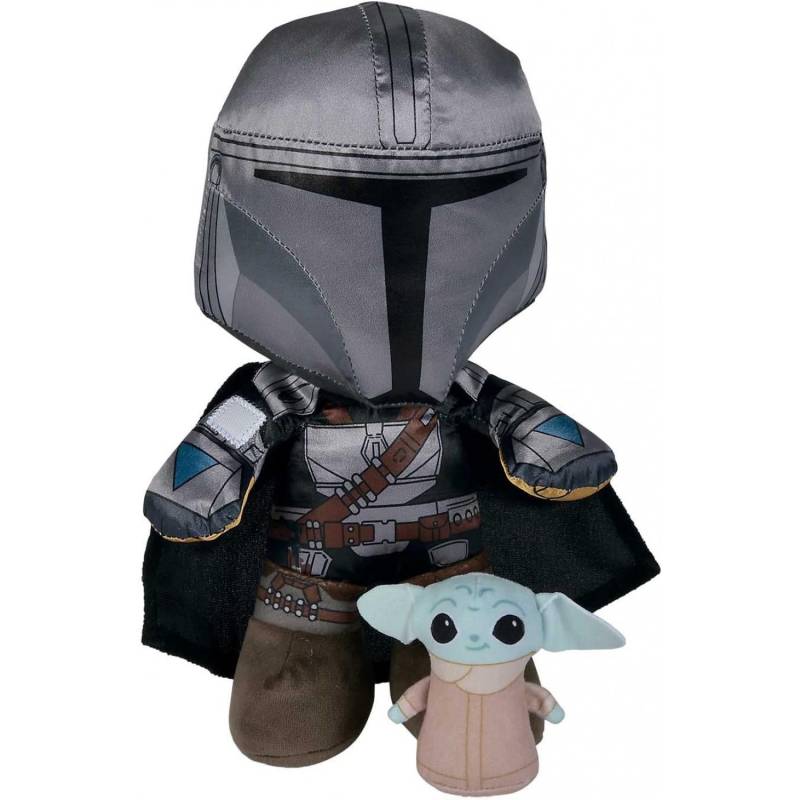 Peluche Simba Star Wars Mandalorian 30 cm. + The Child 7 cm. von Simba