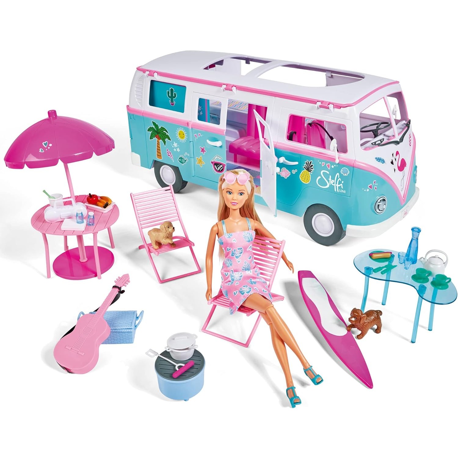 Playset Bambola Simba Steffi Love Camper Hawaii von Simba