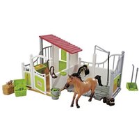 SIMBA 104342646 Pferdebox und Waschplatz mit Pferd von Simba