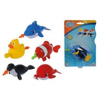 SIMBA 107290244 WF Aufzieh- Schwimmtiere, 6-fach sortiert von Simba