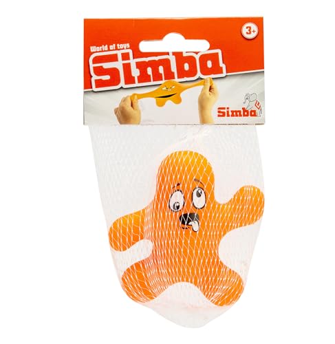 SIMBA 108614691 Stretchy, orange, 9cm, Ansti Stress Spielzeug, Knautschi, ab 3 Jahren von Simba