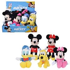 Simba Unisex Kinder, 5fach Sortiert Varianten Disney, Mickey Mouse Refresh Core, 20cm, Bunt, Estándar von Simba