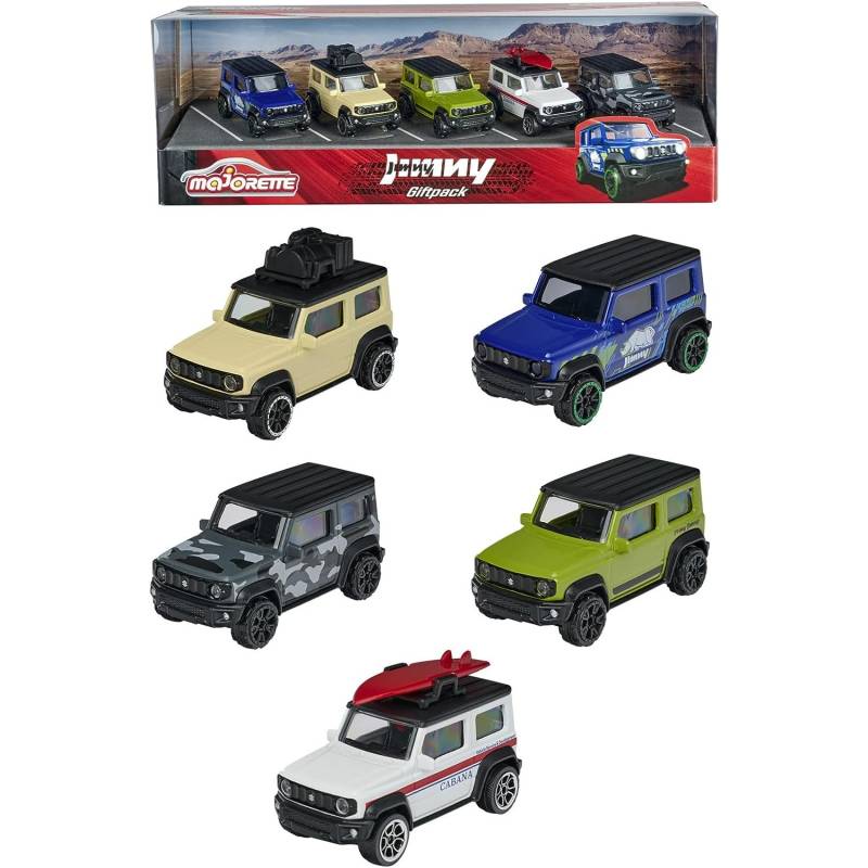 Set Macchinine Majorette by Simba Suzuki Jimny 5 pz von Simba