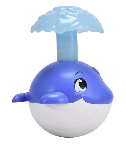 ABC Wackelwal, mit ausfahrbarer Wasserfontäne für unterschiedliche Wackelgeschwindigkeit, wasserdicht, auch für die Badewanne, 11cm, ab 6 Monate von Simba