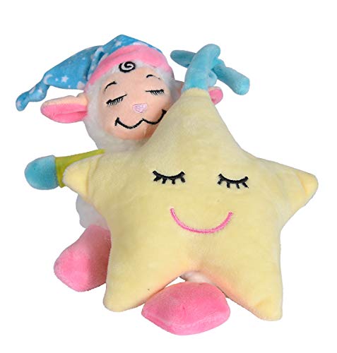 Simba 104010193 - ABC 2in1 Plüsch Spieluhr, Stern mit abnehmbarem Schaf, mit Rassel, 22cm, Babyspielzeug, ab den ersten Lebensmonaten Simba 104010193 - ABC 2in1 Plüsch Spieluhr, Stern mit abnehmbarem Schaf, mit Rassel, 22cm, Babyspielzeug, ab den ersten Lebensmonaten von Simba