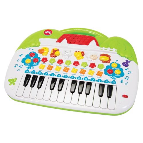 Simba 104018188 - ABC Tier-Keyboard, mit verschiedenen Sounds und Einstellfunktionen, 28x39cm, ab 3 Jahre von Simba