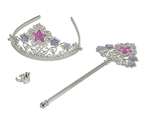 Simba 105560038 - Steffi Love Girls Prinzessinnenset, 2-Fach Sortiert, es Wird nur EIN Artikel geliefert, Tiara und Zauberstab mit Lichtfunktion und Fingerring, ab 5 Jahre Simba 105560038 - Steffi Love Girls Prinzessinnenset, 2-Fach Sortiert, es Wird nur EIN Artikel geliefert, Tiara und Zauberstab mit Lichtfunktion und Fingerring, ab 5 Jahre von Simba
