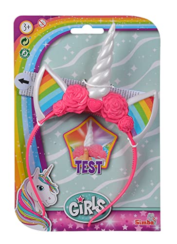 Simba 105562480 - Steffi Love Girls Einhorn Haarreifen mit Licht, Horn mit Farbwechsel-Lichteffeckt, 24cm, ab 3 Jahren von Simba