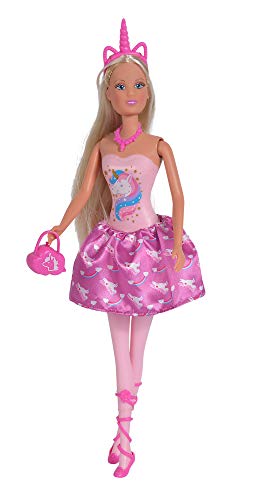 Simba 105733320 - Steffi Love Fashion Unicorn, Spielpuppe im modischen Einhorn Outfit mit passendem Haarreif und Handtasche, 29cm, ab 3 Jahren Simba 105733320 - Steffi Love Fashion Unicorn, Spielpuppe im modischen Einhorn Outfit mit passendem Haarreif und Handtasche, 29cm, ab 3 Jahren von Simba