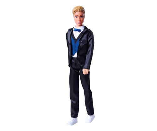 Simba 105733629 - Steffi Love Kevin Charming, Spielpuppe trägt einen eleganten Anzug mit Fliege und Weste, 30cm, ab 3 Jahre Simba 105733629 - Steffi Love Kevin Charming, Spielpuppe trägt einen eleganten Anzug mit Fliege und Weste, 30cm, ab 3 Jahre von Simba