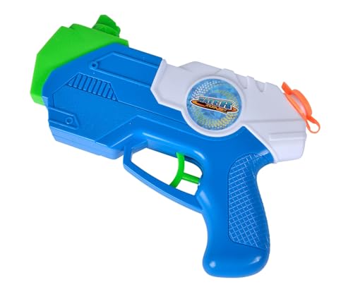 Simba 107276040 - Waterzone Trick Blaster, schwenkbare Mündung für 270 Grad Doppelstrahl, Abzugmechanismus, Tankvolumen 150ml, Reichweite 6m, Wasserpistole, 20 cm, ab 3 Jahren von Simba