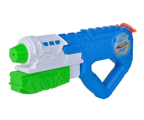 Simba 107276055 - Waterzone Water Blaster 3000, Wasserpistole, Pumpmechanismus, Tankvolumen: 800ml, Reichweite: 8m, Blau von Simba