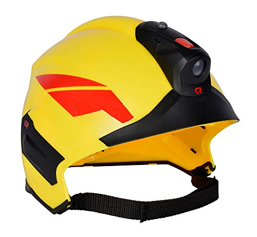 Simba 108101000 - Rosenbauer Feuerwehrhelm für Kinder, mit abnehmbarer Helmlampe, größenverstellbarer Feuerwehr Helm für Jungen und Mädchen ab 3 Jahren von Simba