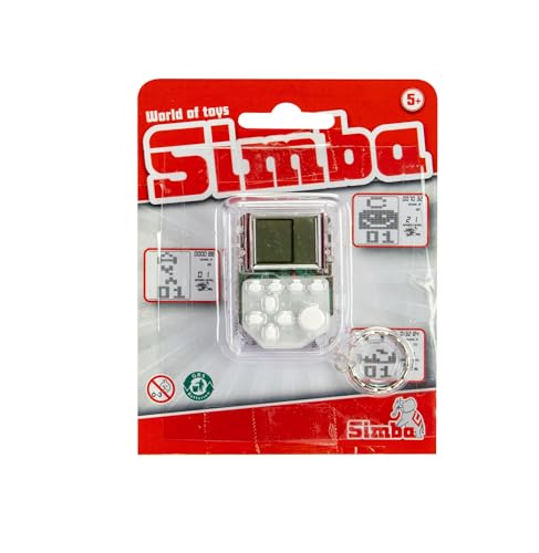 Simba 108614688 Brickgame LCD, Geschicklichkeitsspiele, Retro Game, Klassiker, Anti Stress Spielzeug, Reise Spiel, ab 5 Jahren von Simba