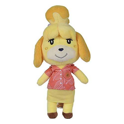 Simba 109231002 - Animal Crossing Isabelle, 25cm Plüschtier, New Horizons, Nintendo, Plüschfigur für Kinder ab den ersten Lebensmonaten von Simba