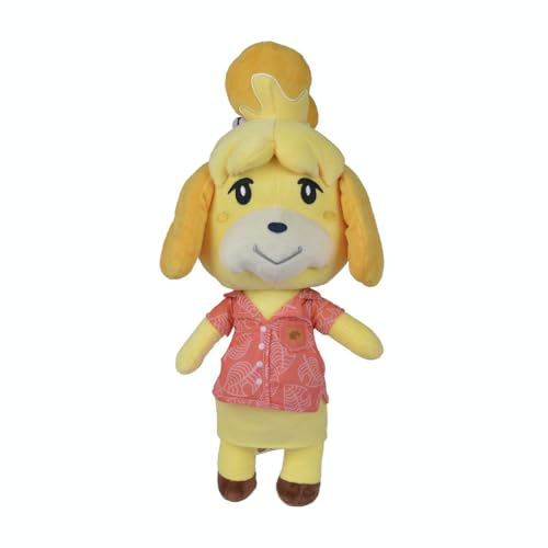 Simba 109231006 - Animal Crossing Isabelle, 40cm Plüschtier, New Horizons, Nintendo, Plüschfigur für Kinder ab den ersten Lebensmonaten von Simba