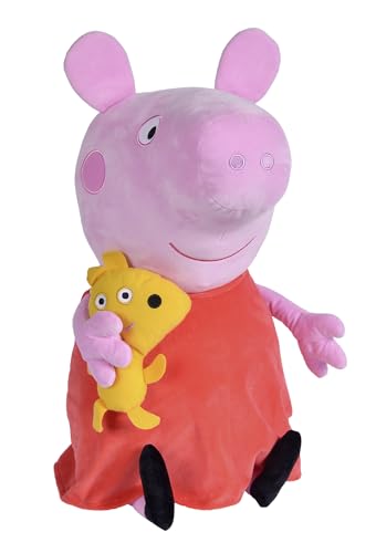 Simba 109261007 - Peppa Pig Plüschtier, 50cm, mit Plüschhund, Kuscheltier, Peppa Wutz, Schweinchen, ab den ersten Lebensmonaten geeignet Simba 109261007 - Peppa Pig Plüschtier, 50cm, mit Plüschhund, Kuscheltier, Peppa Wutz, Schweinchen, ab den ersten Lebensmonaten geeignet von Simba