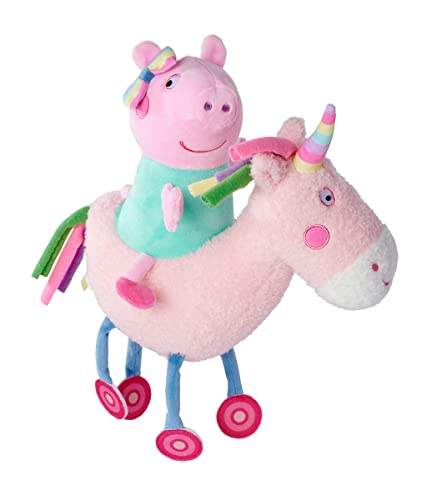 Simba 109262544 - Peppa Pig Plüsch Kuscheltier mit Einhorn, ab den ersten Lebensmonaten geeignet von Simba