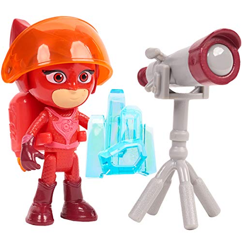 Simba 109402363 - PJ Masks Spielfigur Eulette, Pyjamaheld, Action Figur, beweglich, Zubehör mit Licht, 8cm groß, für Kinder ab 3 Jahren von Simba