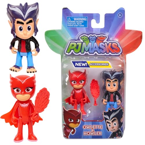Simba 109402418 - PJ Masks Figuren Set Eulette+Heuler, Staffel 3, beweglich, 8cm, ab 3 Jahren Simba 109402418 - PJ Masks Figuren Set Eulette+Heuler, Staffel 3, beweglich, 8cm, ab 3 Jahren von Simba
