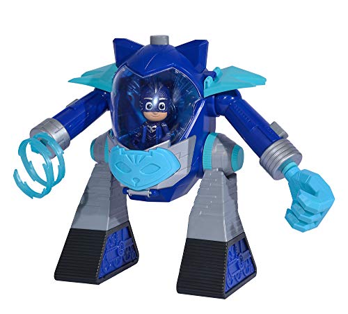 Simba 109402463 PJ Masks Turbo Roboter Catboy, mit Licht, mit Kanone, 23cm von Simba