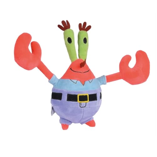 Simba - Plüschtier Mr Crab 20 cm, Spongebob, weiches und angenehmes Material, Füllung 100% recycelt, offizielles Lizenzprodukt, geeignet für alle Altersgruppen (109491002KRA) von Simba