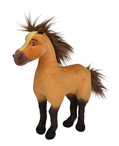 Simba 6305873021NPB - Spirit Pferd, 25cm Plüschtier, der Wilde Mustang, Pony, Plüschpferd, Wildhengst, Fortuna, Lucky Prescott, für Kinder ab den ersten Lebensmonaten geeignet von Simba