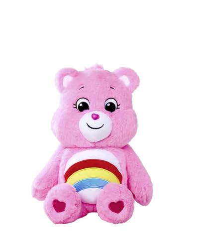 Simba 6305878000 Care Bears-Hurrabärchi, 35cm, Glücksbärchi, Teddybär, Plüschfigur, Plüschtier, ab den ersten Lebensmonaten geeignet von Simba