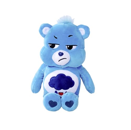 Simba 6305878018 - Glücksbärchi, Brummbärchi, 23cm, Care Bears Plüschfigur, blau von Simba