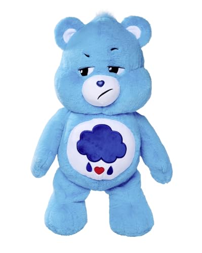 Simba 6305878023 Care Bears-Brummbärchi, 60cm, Glücksbärchi, Teddybär, Plüschfigur, Plüschtier, ab den ersten Lebensmonaten geeignet von Simba