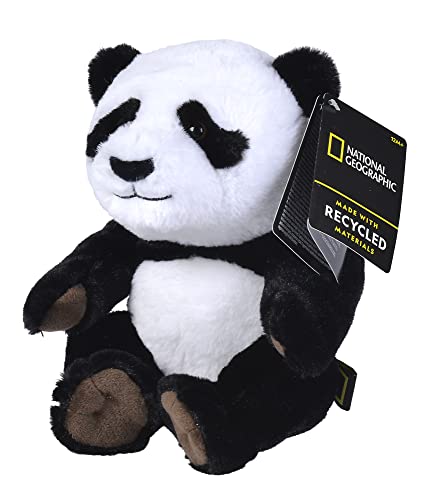 Simba 6315870102 - Disney National Geographic Panda Bär, 25cm Plüschtier, für Kinder ab den ersten Lebensmonaten geeignet von Simba