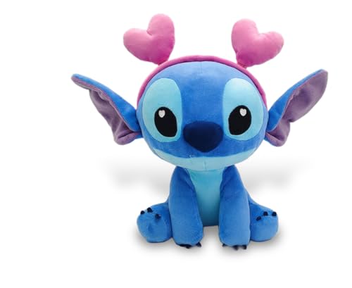 SIMBA 6315870193 Disney Stich Stitch Love, 25cm Plüschtier, ab den ersten Lebensmonaten geeignet, Blau von Simba