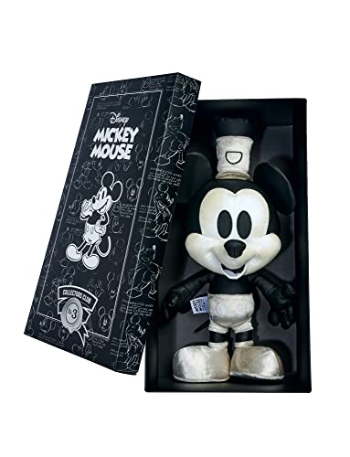 Simba 6315870276 - Disney Steam Boat Mickey Mouse, Sammler Plüschtier in Geschenkbox, Nr. 3 der Kollektion von 12, Amazon Exclusiv, 35cm Plüschfigur, Sammlerstück, ab den ersten Lebensmonaten geeignet von Simba