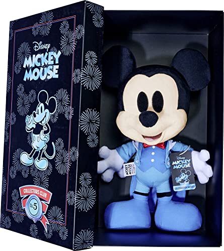 Simba 6315870306 - Disney Celebration Mickey Mouse, Mai Edition, Amazon Exclusiv, 35cm Plüschfigur, Micky Maus, im Geschenkkarton, Limitiert, Sonderedition, Sammlerstück, ab den ersten Lebensmonaten von Simba