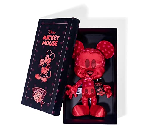 Simba 6315870307 - Disney Love Mickey Mouse, Juli Edition, Amazon Exclusiv, 35cm Plüschfigur, Micky Maus, im Geschenkkarton, Limitiert, Sonderedition, Sammlerstück, ab den ersten Lebensmonaten von Simba