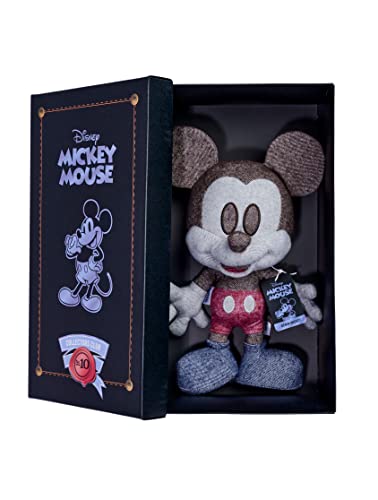 Simba 6315870309 - Disney Denim Mickey Mouse, Sammler Plüschtier in Geschenkbox, Nr. 10 der Kollektion von 12, Amazon Exclusiv, 35cm Plüschfigur, Sammlerstück, ab den ersten Lebensmonaten geeignet von Simba