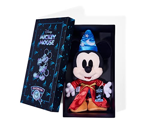 Simba 6315870312 - Disney Fantasia Mickey Mouse, August Edition, Amazon Exclusiv, 35cm Plüschfigur, Micky Maus, im Geschenkkarton, Limitiert, Sonderedition, Sammlerstück, ab den ersten Lebensmonaten von Simba