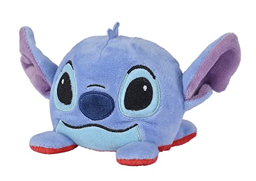 Simba 6315870363 - Disney Lilo und Stitch, Leroy Wendeplüschfigur, 8cm, 2 Gesichter, für Kinder ab den ersten Lebensmonaten geeignet, Blauen von Simba