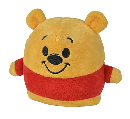 Simba 6315870365 - Disney Winnie the Pooh, Puuh Bär und I-Aah Wendeplüschfigur, 8cm, 2 Gesichter, für Kinder ab den ersten Lebensmonaten geeignet, Gelb von Simba