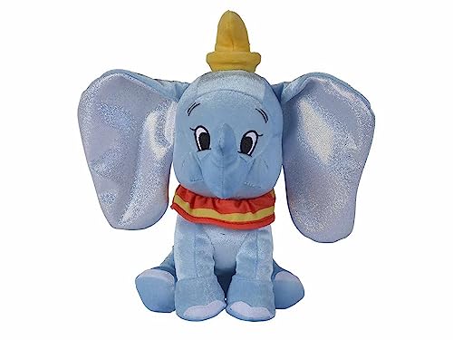 Disney 100 Jahre, Platinum Dumbo, 25 cm Plüschtier, Jubiläumsartikel, ab den ersten Lebensmonaten von Simba