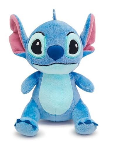 SIMBA 6315870469 Disney Stitch Mini, 15cm Plüschtier, ab den ersten Lebensmonaten geeignet, Blau von Simba