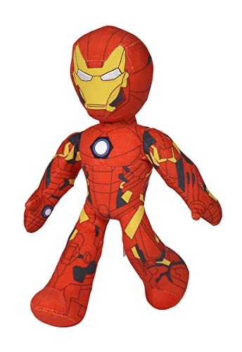 Simba 6315875792NPB - Disney Marvel Iron man Poseable 25cm Plüschfigur, für Kinder ab den ersten Lebensmonaten geeignet von Simba