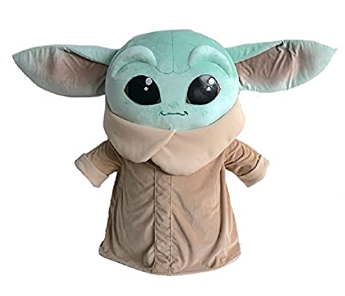 Simba 6315875805NPB - Disney Mandalorian Grogu, The Child, 88cm XXL Plüschfigur Baby Yoda, Plüschtier von Simba