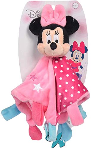 Simba 6315876398 - Disney Minnie 3D Schmusetuch, 42cm, Plüschfigur, Babyspielzeug, ab den ersten Lebensmonaten geeignet von Simba