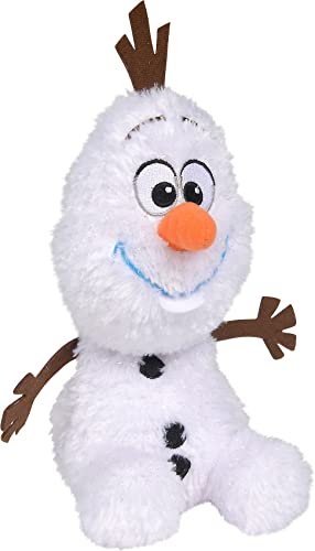 Simba 6315877641 - Disney Frozen II, Olaf Schneemann, 25cm Plüschfigur, Kuscheltier, Eiskönigin, Anna, Elsa, ab den ersten Lebensmonaten von Disney