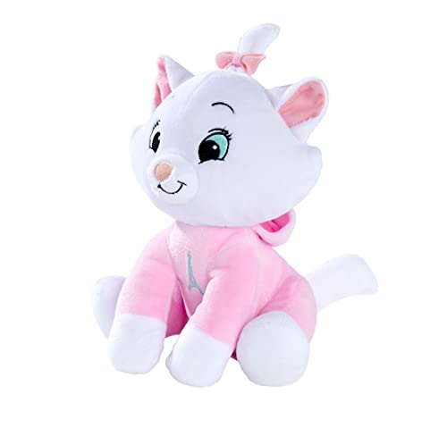 Simba 6315877667 - Disney Cheeky Romper, Marie, 25cm Plüschtier, Kuscheltier für Kinder ab den ersten Lebensmonaten geeignet von Disney