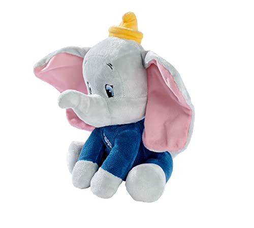 Simba 6315877670 - Disney Cheeky Romper, Dumbo, 25cm Plüschtier, Kuscheltier, für Kinder ab den ersten Lebensmonaten geeignet, Grau von Simba